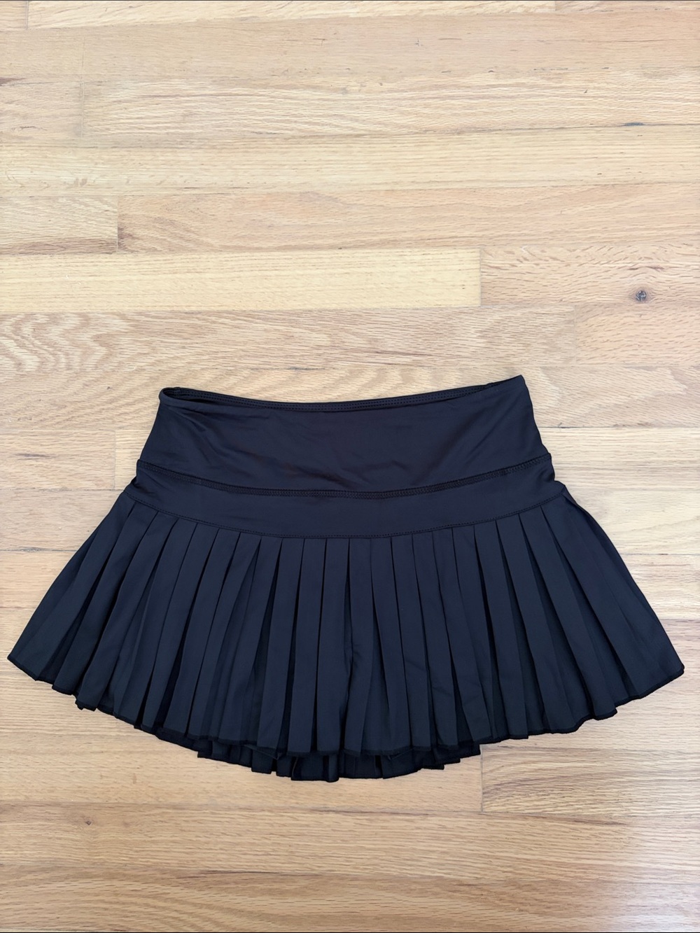 NWT Black Goldhinge Pleated Tennis Skirt